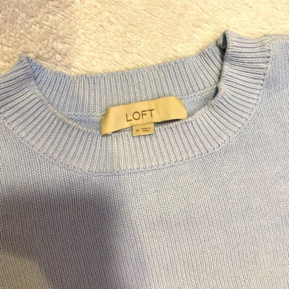 Loft puff sleeve ombré sweater - Picture 3 of 7